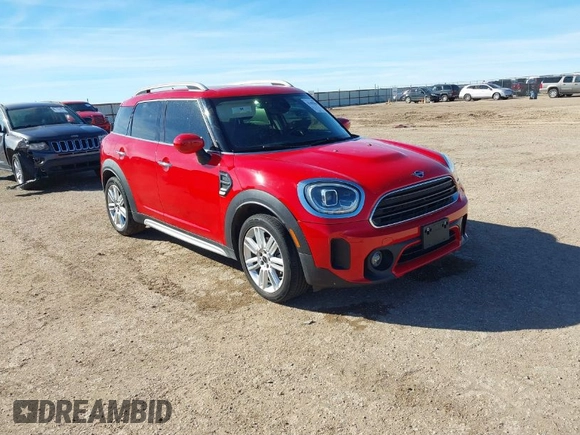 2022 MINI Countryman Oxford Edition with VIN WMZ23BR07N3N61252, listed as a IAAI auction lot 41482880 with 46,419 mi miles and . Bid and sale history available at DreamBid. Image 1.