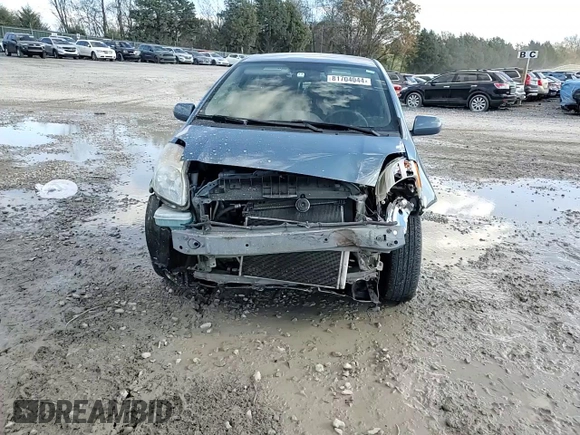 2011 Toyota Yaris with VIN JTDJT4K36B5337336, listed as a Copart auction lot 81704044 with 126,343 mi miles and Salvage Title. Bid and sale history available at carsss.com. Image 10.