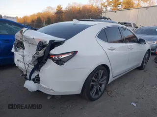 2015 Acura TLX V6 Tech with VIN 19UUB3F56FA000492, listed as a IAAI auction lot 41274442 with 95,519 mi miles. Bid and sale history available at carsss.com. Image 4.