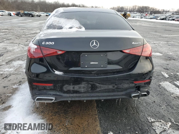 2023 Mercedes-Benz C 300 with VIN W1KAF4HB0PR152159, listed as a Copart auction lot 87599845 with Not Provided miles and Clean Title. Bid and sale history available at DreamBid. Image 6.