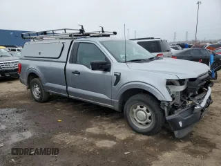 2022 Ford F-150 XL with VIN 1FTMF1C56NKD25163, listed as a Copart auction lot 48294315 with 104,625 mi miles and Clean title. Bid and sale history available at DreamBid. Image 4.