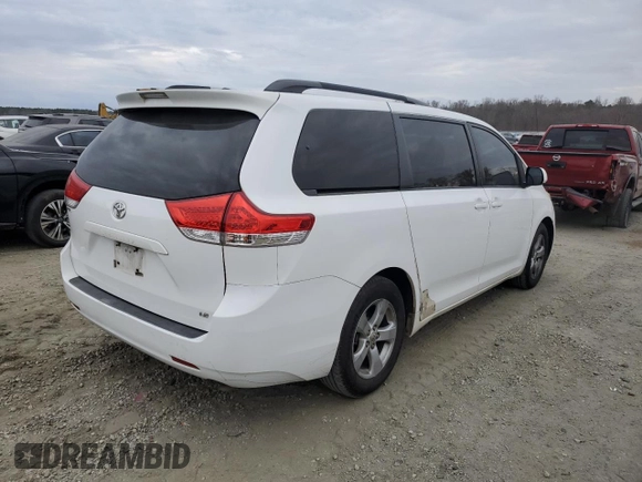 2012 Toyota Sienna LE AAS with VIN 5TDKK3DC1CS224663, listed as a Copart auction lot 47818225 with 214,883 mi miles and Clean Title. Bid and sale history available at carsss.com. Image 3.