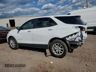 2023 Chevrolet Equinox LS z VIN 3GNAXHEG2PL173799, wystawiony jako Copart lot #55787555 z przebiegiem 12 470 mil mil oraz Szkoda całkowita • Salvage title. Historia ofert i sprzedaży dostępna na DreamBid. Obrazek 2.