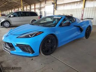 2020 Chevrolet Corvette 3LT with VIN 1G1Y82D45L5104956, listed as a Copart auction lot 54175685 with 49,295 mi miles and Salvage Title. Bid and sale history available at carsss.com. Image 1.
