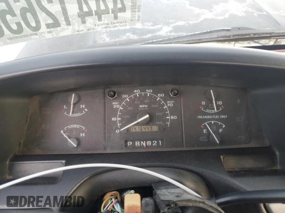 1995 Ford F-150 with VIN 1FTEX14NXSKA90858, listed as a Copart auction lot 44412655 with 141,644 mi miles and Clean Title. Bid and sale history available at carsss.com. Image 9.
