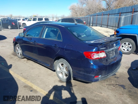 2011 Toyota Corolla L with VIN 2T1BU4EE5BC734666, listed as a IAAI auction lot 41640201 with 205,025 mi miles. Bid and sale history available at carsss.com. Image 3.