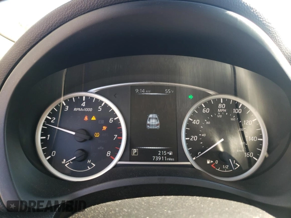 2017 Nissan Sentra SR with VIN 3N1AB7AP6HY260068, listed as a Copart auction lot 47609675 with 73,911 mi miles and Salvage Title. Bid and sale history available at DreamBid. Image 9.