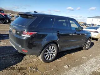 2017 Land Rover Range Rover Sport HSE with VIN SALWR2FV8HA177652, listed as a Copart auction lot 82118574 with 76,913 mi miles and Salvage Title. Bid and sale history available at carsss.com. Image 3.