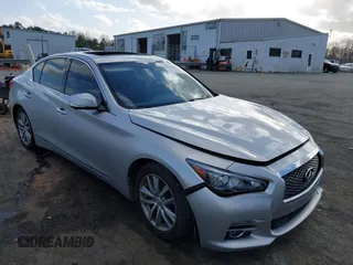 2017 Infiniti Q50 Signature Edition with VIN JN1EV7AP3HM731931, listed as a IAAI auction lot 41738083 with 104,289 mi miles and . Bid and sale history available at DreamBid. Image 1.