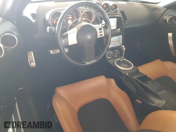 2005 Nissan 350Z Touring with VIN JN1AZ36A45M752783, listed as a Copart auction lot 52625065 with 56,385 mi miles and Clean title. Bid and sale history available at DreamBid. Image 8.