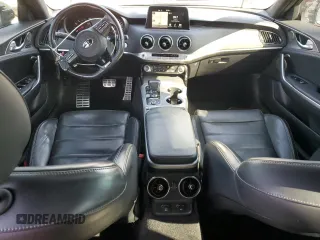2018 Kia Stinger GT2 with VIN KNAE55LC7J6030490, listed as a Copart auction lot 51708105 with 98,548 mi miles and Salvage Title. Bid and sale history available at carsss.com. Image 8.