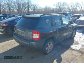 2007 Jeep Compass Sport with VIN 1J8FF47WX7D193781, listed as a IAAI auction lot 41348538 with 193,365 mi miles. Bid and sale history available at carsss.com. Image 4.