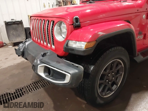 2020 Jeep Gladiator Overland with VIN 1C6HJTFG1LL129994, listed as a IAAI auction lot 42244189 with 46,414 mi miles and . Bid and sale history available at DreamBid. Image 18.