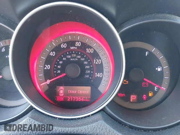 2012 Kia Forte SX with VIN KNAFW4A32C5623357, listed as a IAAI auction lot 41324098 with 217,354 mi miles. Bid and sale history available at carsss.com. Image 14.