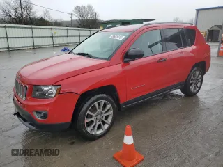 2016 Jeep Compass Sport with VIN 1C4NJCBA6GD797562, listed as a Copart auction lot 49665625 with 97,939 mi miles and Salvage Title. Bid and sale history available at carsss.com. Image 1.