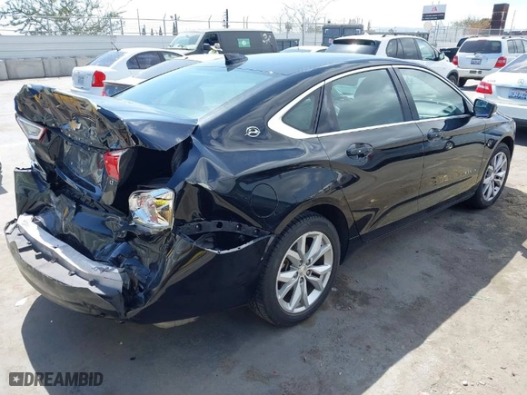 2018 Chevrolet Impala LT with VIN 2G1105S30J9170545, listed as a IAAI auction lot 41901062 with 103,415 mi miles. Bid and sale history available at carsss.com. Image 4.