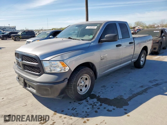 2020 Ram 1500 Classic Tradesman with VIN 1C6RR6FG3LS108956, listed as a Copart auction lot 47495585 with 166,715 mi miles and Salvage Title. Bid and sale history available at carsss.com. Image 1.