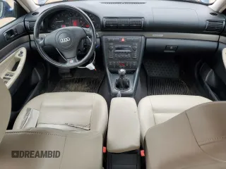 2001 Audi A4 with VIN WAUDC68D51A054972, listed as a Copart auction lot 53693395 with 149,842 mi miles and Clean Title. Bid and sale history available at carsss.com. Image 8.