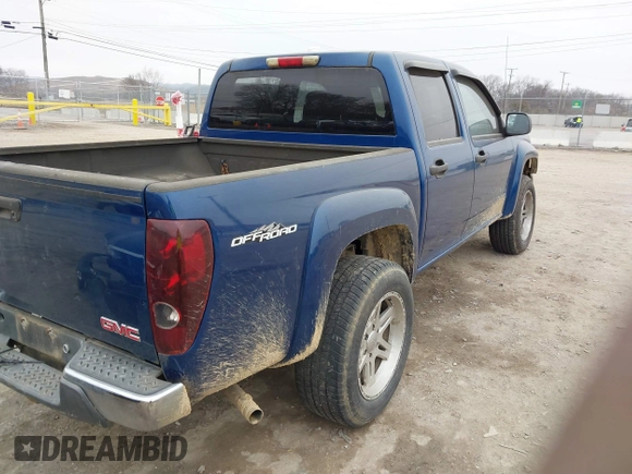 2005 GMC Canyon 1SE SLE Z71 with VIN 1GTDS136258278070, listed as a IAAI auction lot 41490572 with 278,558 mi miles. Bid and sale history available at carsss.com. Image 3.