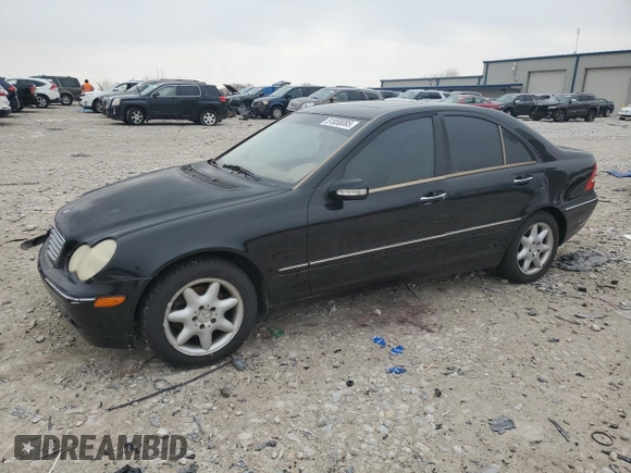 2003 Mercedes-Benz C 240 z VIN WDBRF81J03F374264, wystawiony jako Copart lot #51058085 z przebiegiem 167 865 mil mil oraz Czysty tytuł • Clean title. Historia ofert i sprzedaży dostępna na DreamBid. Obrazek 1.