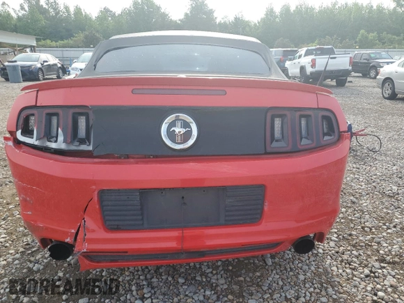 2013 Ford Mustang V6 with VIN 1ZVBP8EM0D5265005, listed as a Copart auction lot 54985425 with 128,964 mi miles and Salvage title. Bid and sale history available at DreamBid. Image 6.
