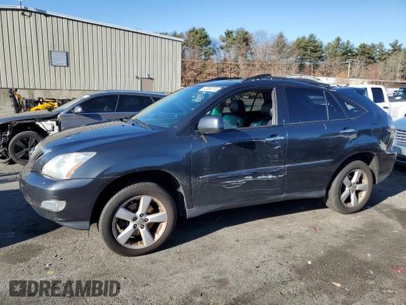 2008 Lexus RX 350 with VIN 2T2HK31U98C076376, listed as a Copart auction lot 82084774 with 214,899 mi miles and Salvage Title. Bid and sale history available at DreamBid. Image 1.
