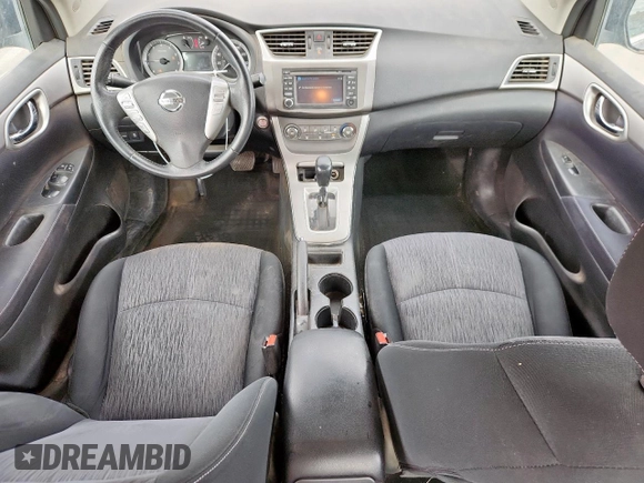 2014 Nissan Sentra SV with VIN 3N1AB7AP7EL653313, listed as a Copart auction lot 59536475 with 126,048 mi miles and Salvage title. Bid and sale history available at DreamBid. Image 8.