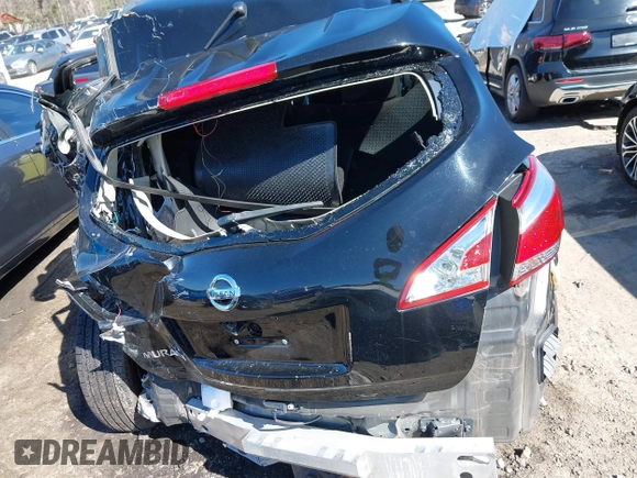 2012 Nissan Murano SL with VIN JN8AZ1MU6CW114622, listed as a IAAI auction lot 41812037 with 207,003 mi miles and . Bid and sale history available at carsss.com. Image 16.