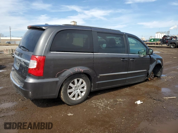 2016 Chrysler Town & Country Touring with VIN 2C4RC1BG8GR287795, listed as a Copart auction lot 50060755 with 128,461 mi miles and Salvage Title. Bid and sale history available at carsss.com. Image 3.