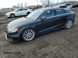 2016 Audi A3 2.0T Premium Plus with VIN WAUE8GFFXG1115550, listed as a Copart auction lot 49481015 with 0 mi miles and Salvage Title. Bid and sale history available at carsss.com. Image 1.