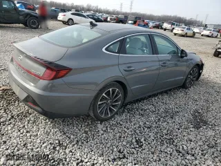 2023 Hyundai Sonata Limited with VIN KMHL34J22PA247662, listed as a Copart auction lot 43195015 with 32,937 mi miles and Salvage Title. Bid and sale history available at carsss.com. Image 3.