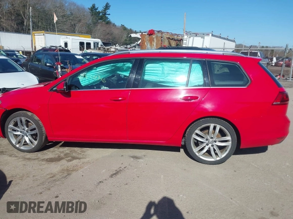 2015 Volkswagen Golf SportWagen TSI SE with VIN 3VWC17AU0FM505415, listed as a IAAI auction lot 41832346 with 79,254 mi miles. Bid and sale history available at carsss.com. Image 14.
