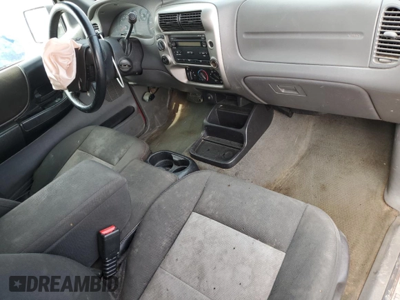 2009 Ford Ranger XLT with VIN 1FTZR45E99PA52904, listed as a Copart auction lot 51734185 with 161,291 mi miles and Salvage title. Bid and sale history available at DreamBid. Image 8.