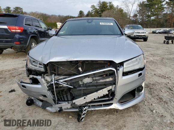 2016 Audi A8 L 4.0T Sport with VIN WAU43AFD3GN010931, listed as a Copart auction lot 81960634 with 131,841 mi miles and Salvage Title. Bid and sale history available at carsss.com. Image 5.