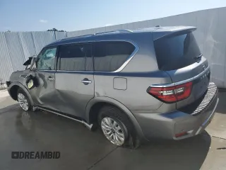 2024 Nissan Armada SV with VIN JN8AY2AC3R9196918, listed as a Copart auction lot 63477264 with 4,246 mi miles and Salvage Title. Bid and sale history available at carsss.com. Image 2.