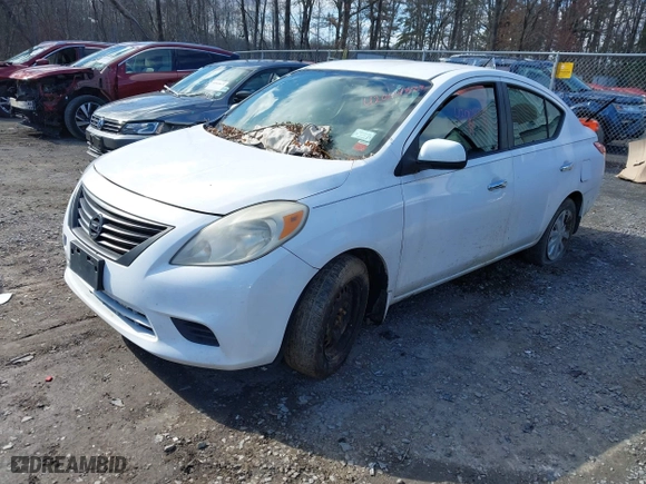 2012 Nissan Versa SL with VIN 3N1CN7AP9CL897641, listed as a IAAI auction lot 42004322 with 131,181 mi miles. Bid and sale history available at carsss.com. Image 2.