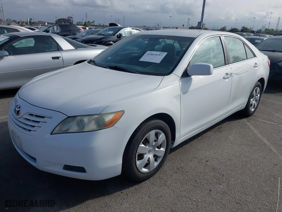 2007 Toyota Camry CE with VIN 4T1BE46K07U527965, listed as a IAAI auction lot 41869257 with 49,333 mi miles. Bid and sale history available at carsss.com. Image 2.