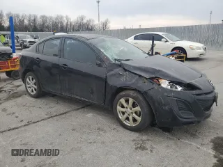 2011 Mazda 3 i Touring with VIN JM1BL1VF9B1403040, listed as a Copart auction lot 48612145 with 181,218 mi miles and Salvage Title. Bid and sale history available at carsss.com. Image 4.