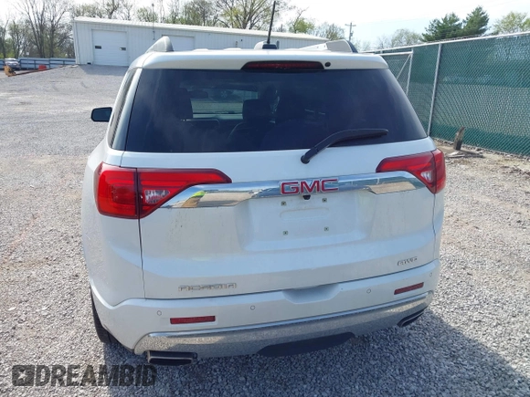 2018 GMC Acadia Denali with VIN 1GKKNXLS7JZ100808, listed as a IAAI auction lot 41898031 with 161,506 mi miles and . Bid and sale history available at DreamBid. Image 16.