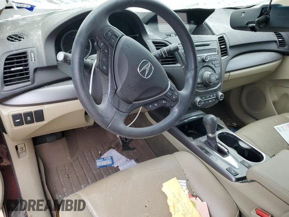 2015 Acura RDX Tech Pkg with VIN 5J8TB3H59FL010396, listed as a Copart auction lot 50543675 with 91,501 mi miles and Salvage Title. Bid and sale history available at carsss.com. Image 8.