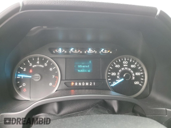 2020 Ford F-150 XL with VIN 1FTEW1CB0LFA29295, listed as a Copart auction lot 43240745 with 96,860 mi miles and Non Repairable. Bid and sale history available at carsss.com. Image 9.