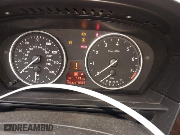 2010 BMW 5 Series 528i xDrive with VIN WBANV1C52AC157577, listed as a IAAI auction lot 41945678 with 153,379 mi miles and . Bid and sale history available at carsss.com. Image 7.
