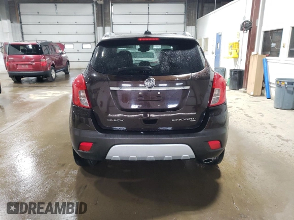2015 Buick Encore Convenience with VIN KL4CJFSB4FB045932, listed as a Copart auction lot 55582955 with 130,116 mi miles and Clean Title. Bid and sale history available at carsss.com. Image 6.