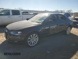 2014 Audi A4 Premium with VIN WAUBFAFL8EN045872, listed as a Copart auction lot 45340125 with 0 mi miles and Salvage Title. Bid and sale history available at carsss.com. Image 1.