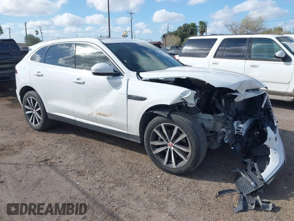 2023 Jaguar F-Pace S with VIN SADCJ2EXXPA710544, listed as a IAAI auction lot 41176020 with 36,686 mi miles and . Bid and sale history available at DreamBid. Image 1.