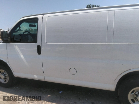 2021 Chevrolet Express Cargo with VIN 1GCWGAFP1M1244868, listed as a IAAI auction lot 42578406 with 62,764 mi miles and . Bid and sale history available at DreamBid. Image 14.