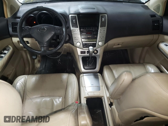 2006 Lexus RX 400h with VIN JTJHW31U960017115, listed as a Copart auction lot 45548935 with 330,629 mi miles and Salvage title. Bid and sale history available at DreamBid. Image 8.