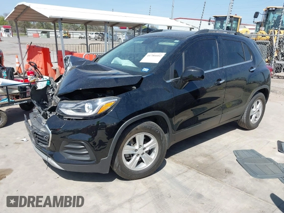 2020 Chevrolet Trax LT with VIN 3GNCJLSB0LL316958, listed as a IAAI auction lot 41786602 with 75,180 mi miles. Bid and sale history available at carsss.com. Image 17.
