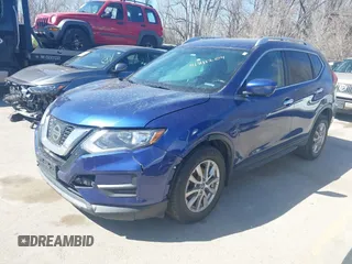 2017 Nissan Rogue SV with VIN KNMAT2MT2HP580785, listed as a IAAI auction lot 41811204 with 134,987 mi miles. Bid and sale history available at carsss.com. Image 17.