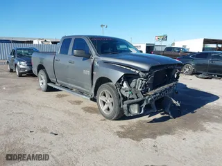 2013 Ram 1500 Tradesman with VIN 1C6RR7FT9DS593060, listed as a IAAI auction lot 41209746 with 146,553 mi miles. Bid and sale history available at carsss.com. Image 1.